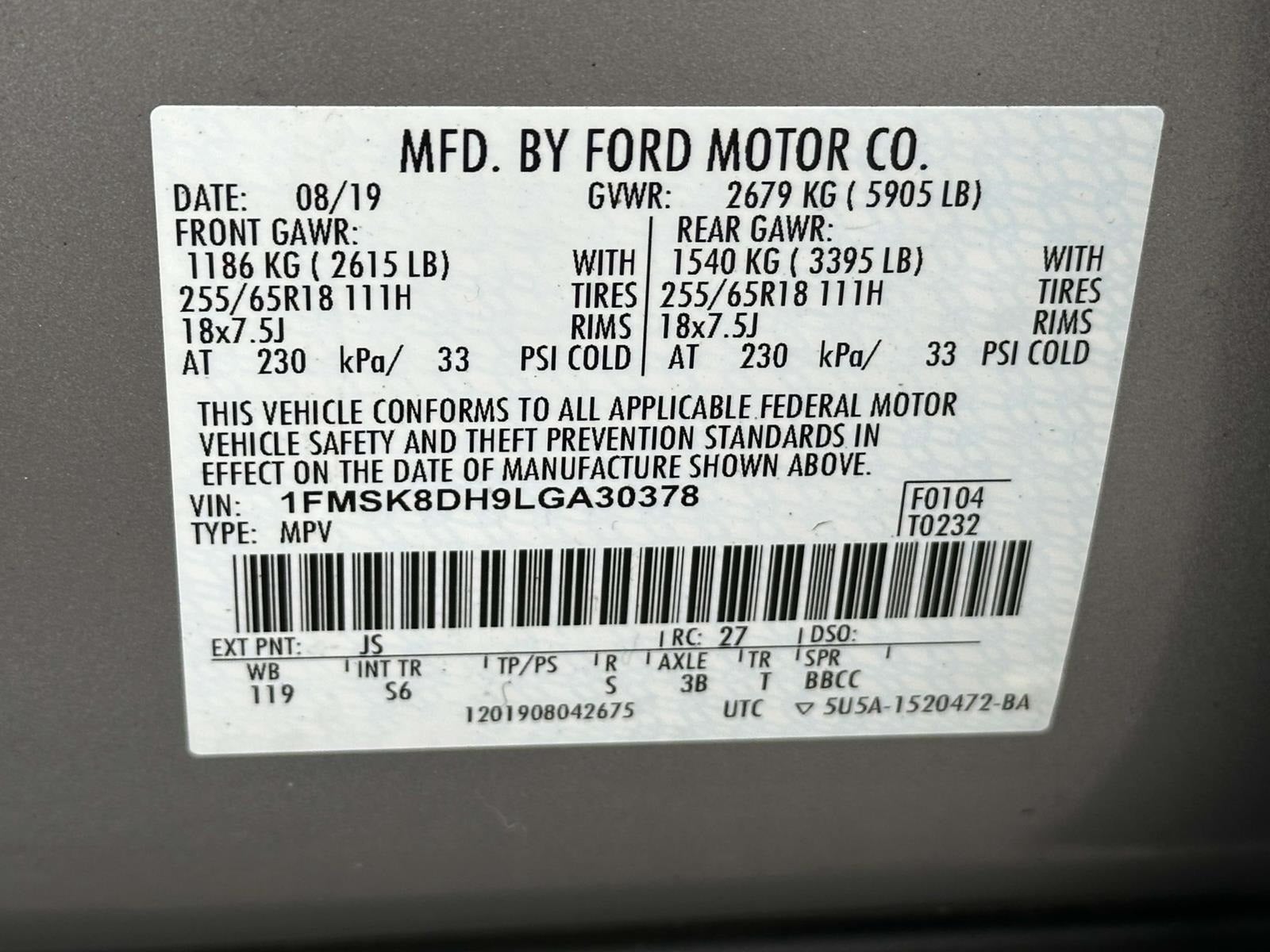 2020 Ford Explorer XLT