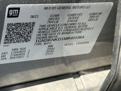 2021 Chevrolet Tahoe LT