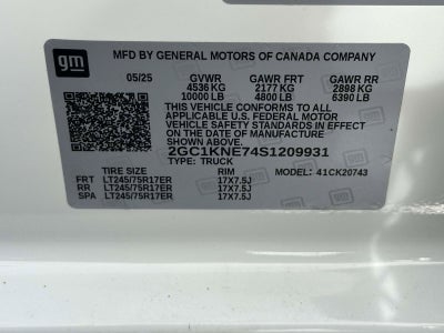 2025 Chevrolet Silverado 2500HD LT