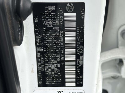 2020 Toyota Camry SE Nightshade