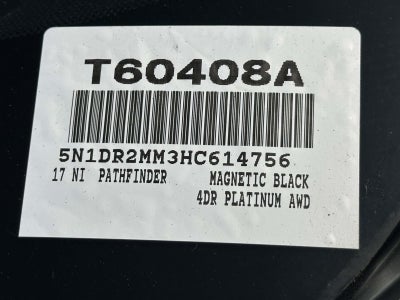 2017 Nissan Pathfinder Platinum