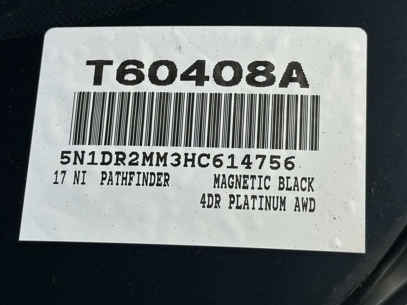 2017 Nissan Pathfinder Platinum