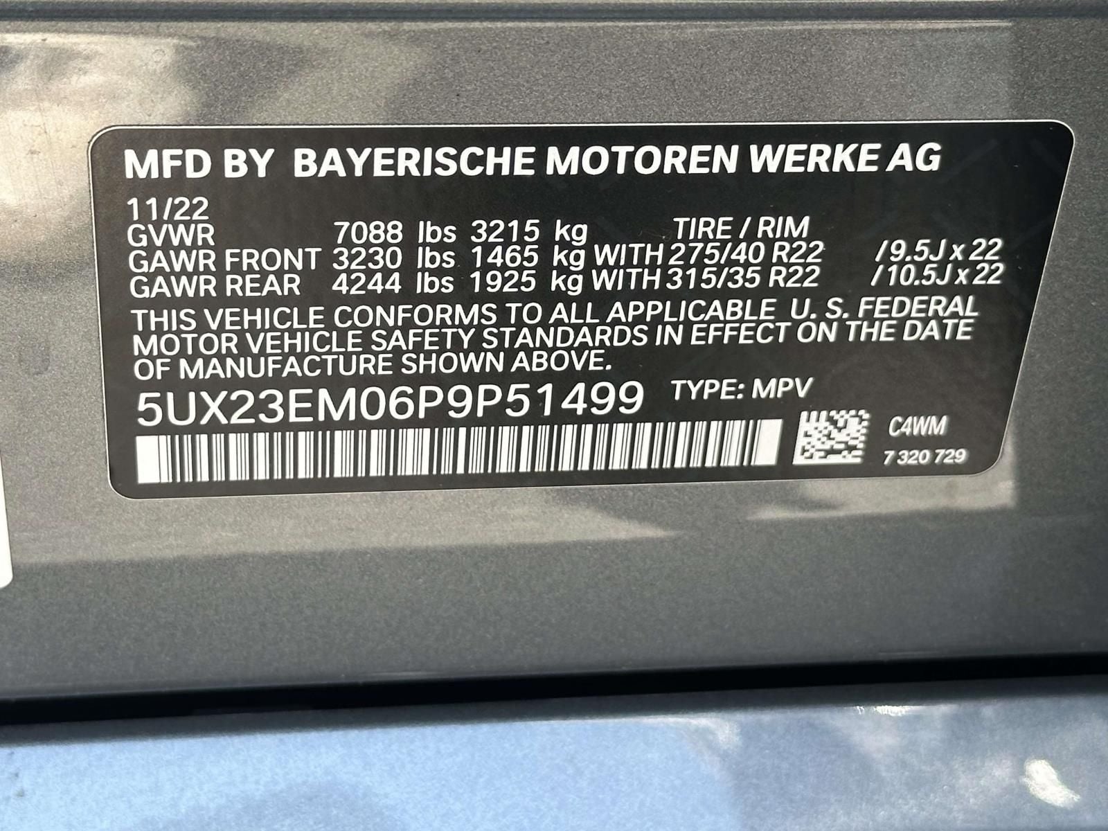 2023 BMW X7 xDrive40i