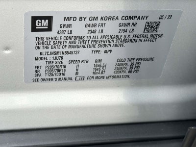 2022 Chevrolet Trax LS