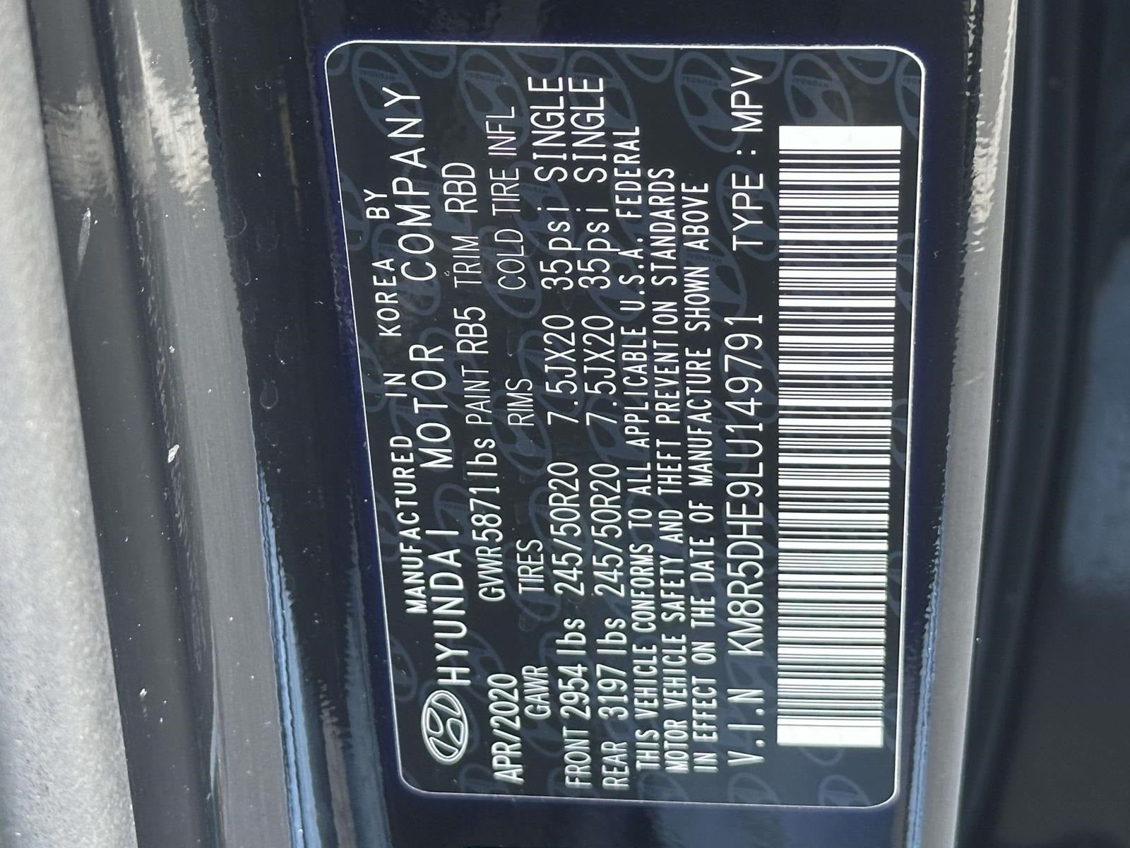 2020 Hyundai Palisade Limited