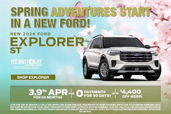 NEW 2026 FORD EXPLORER ST