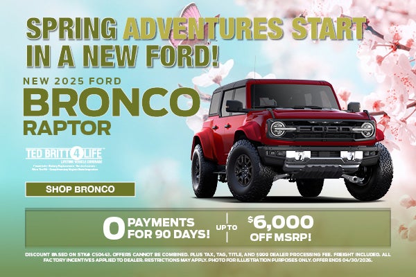 NEW 2025 FORD BRONCO