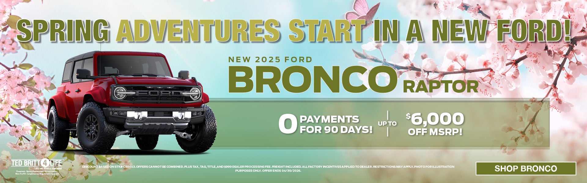 NEW 2025 FORD BRONCO