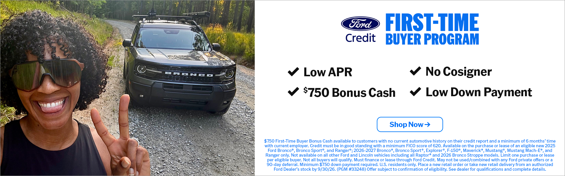 FORD CREDIT FIRST TIME BUYER PROGRAM