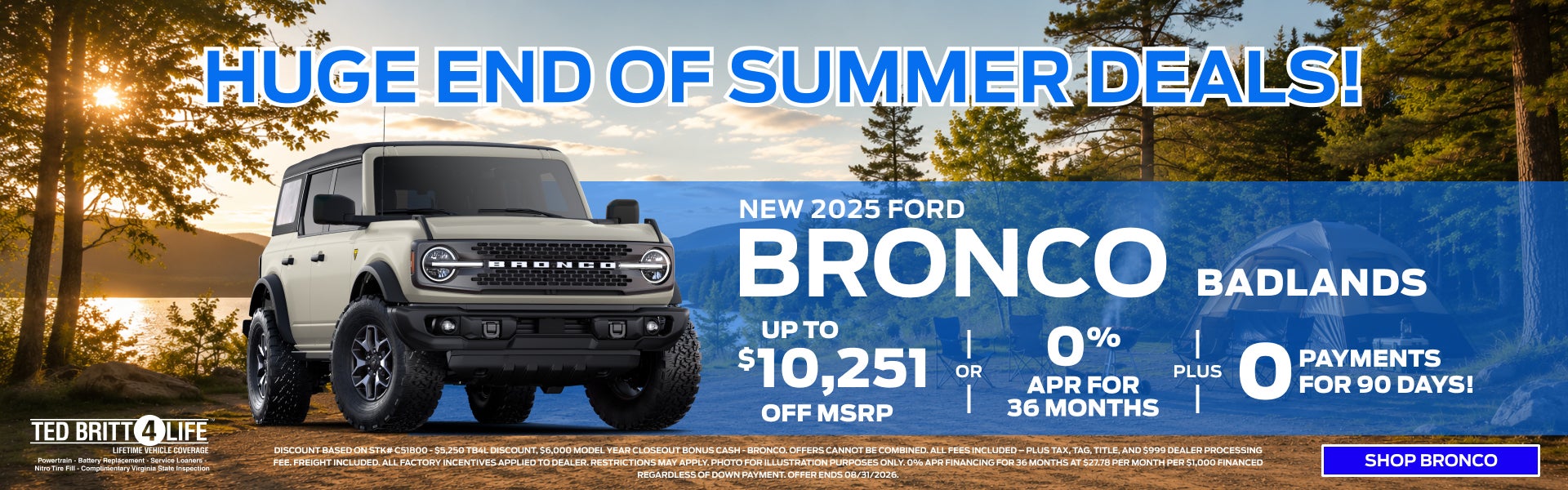 NEW 2025 FORD BRONCO