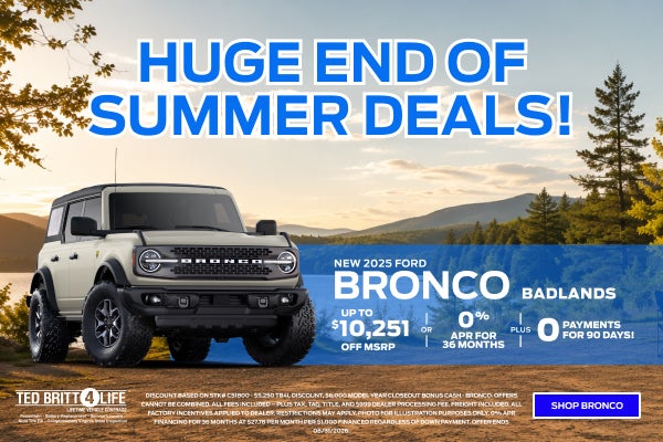 NEW 2025 FORD BRONCO