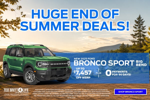 NEW 2025 FORD BRONCO SPORT