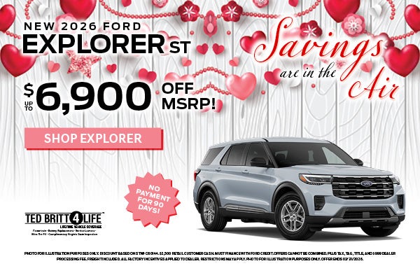 NEW 2026 FORD EXPLORER ST