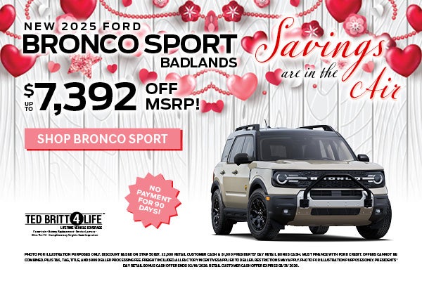 NEW 2025 FORD BRONCO SPORT
