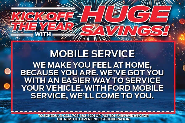 Mobile Service Available!