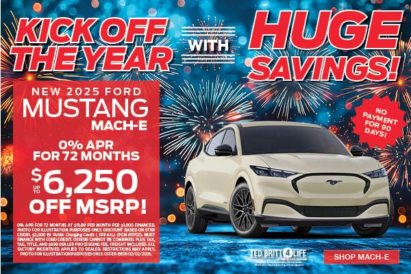 NEW 2025 FORD MACH-E