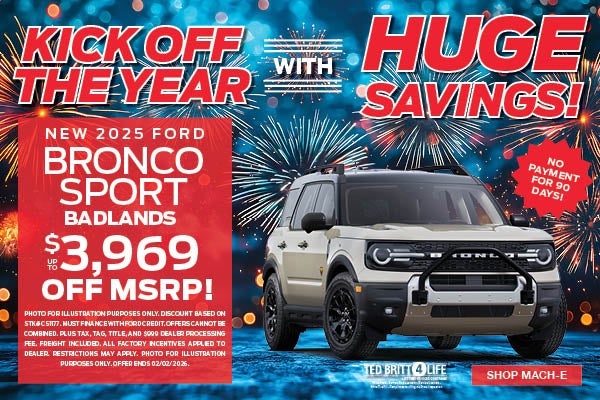 NEW 2025 FORD BRONCO SPORT