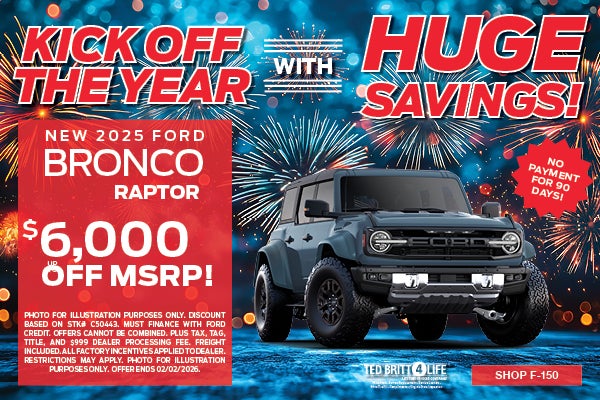 NEW 2025 FORD BRONCO