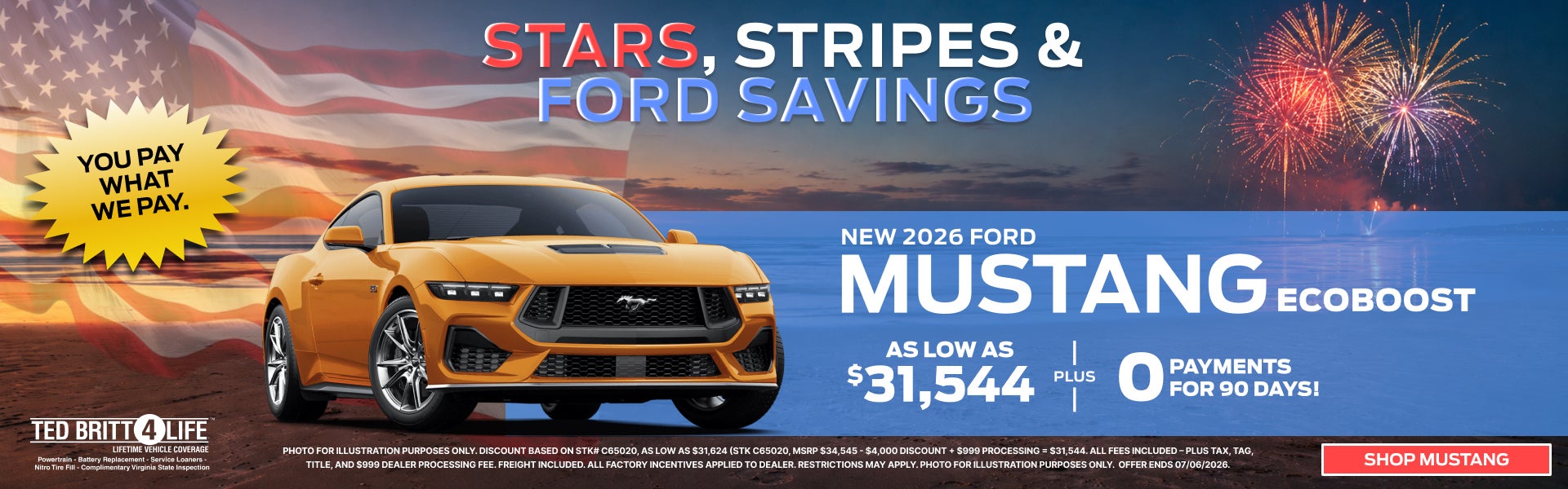 NEW 2026 FORD MUSTANG