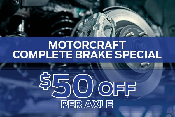 Motorcraft Complete Brake Service