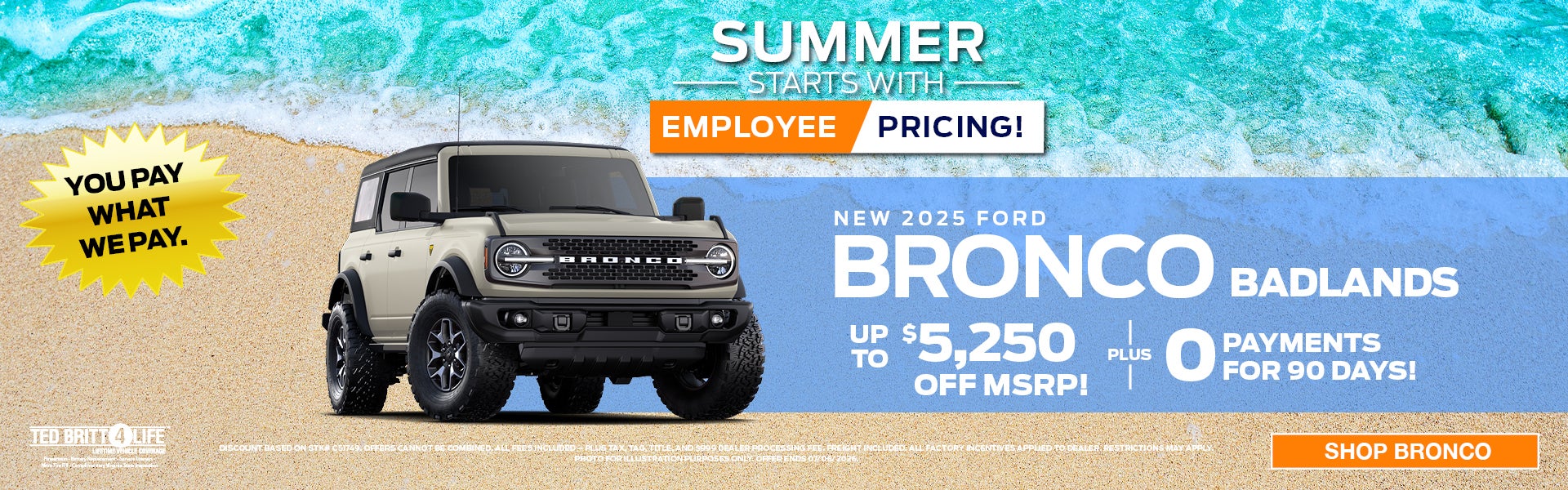 NEW 2025 FORD BRONCO