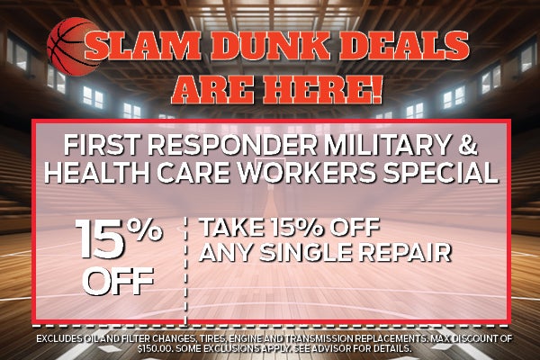 First Responder, Military & Health Care Workers Special