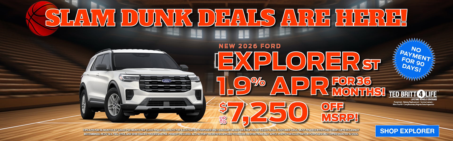 NEW 2026 FORD EXPLORER