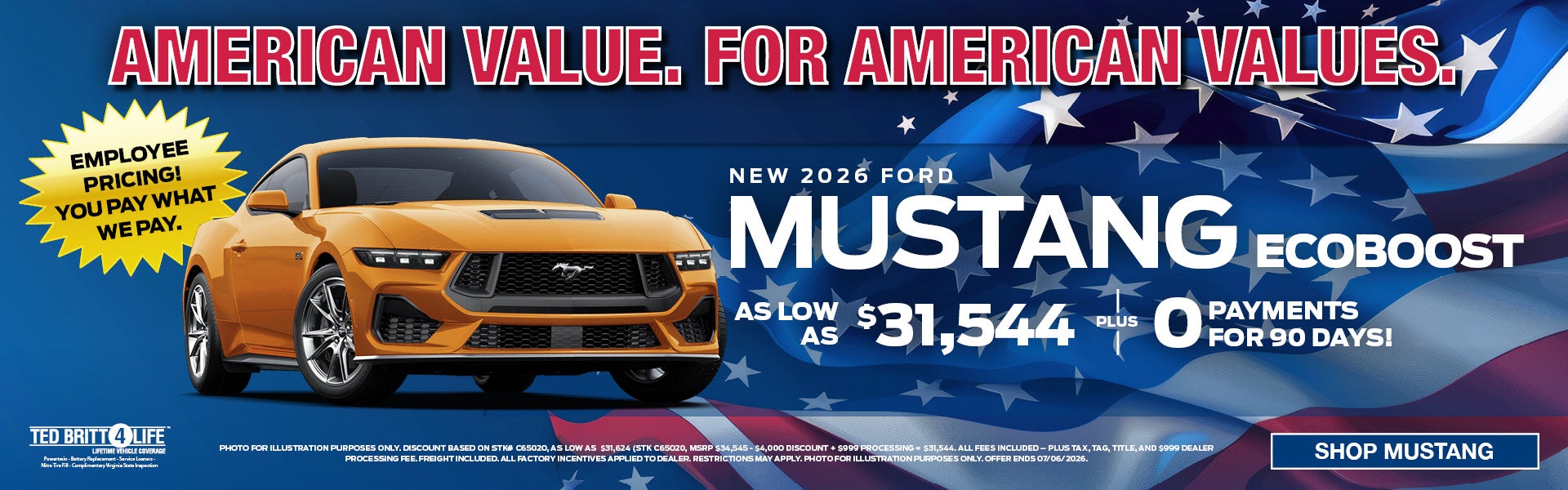NEW 2026 FORD MUSTANG