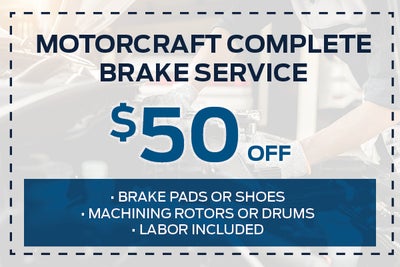 Motorcraft Complete Brake Service