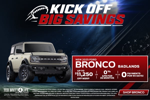 NEW 2025 FORD BRONCO