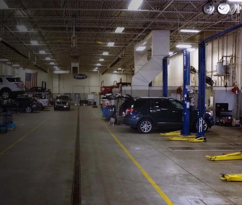 Ted Britt Chantilly Ford service department and parts department